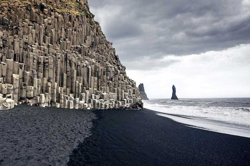 черный пляж исландия фото