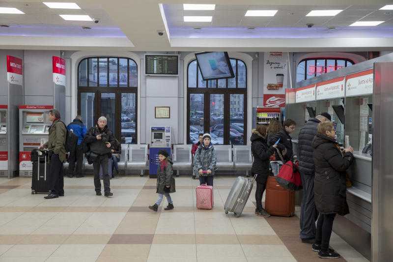 Билетные кассы на Белорусском вокзале