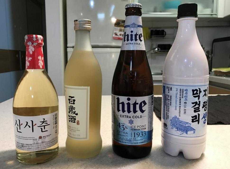 алкогольные напитки южной кореи