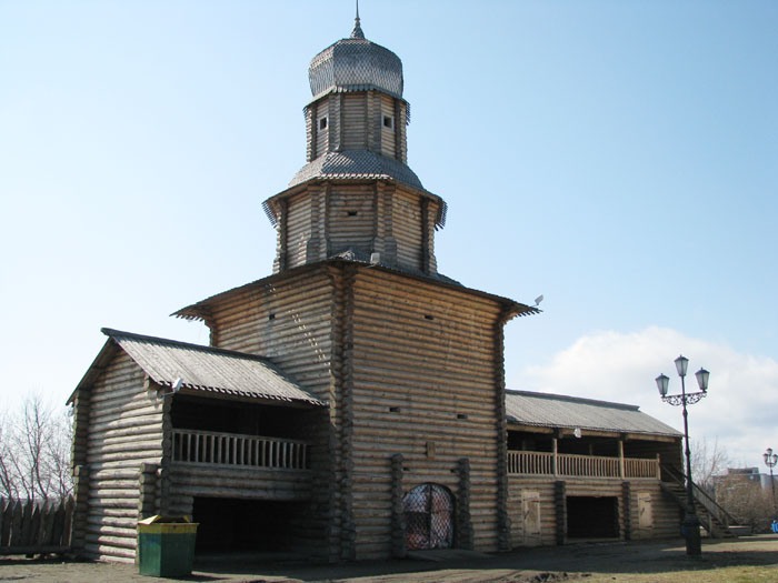 Деревянная Спасская башня