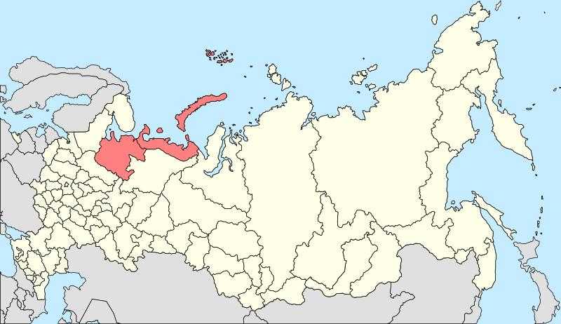 Карта Архангельска
