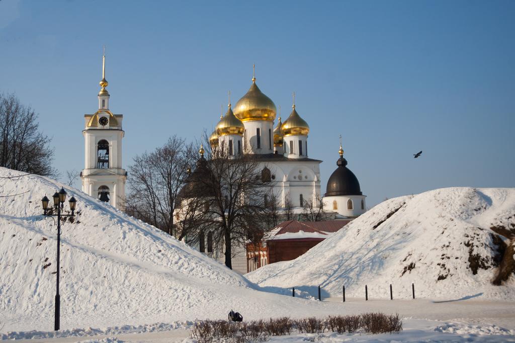Кремль и валы зимой