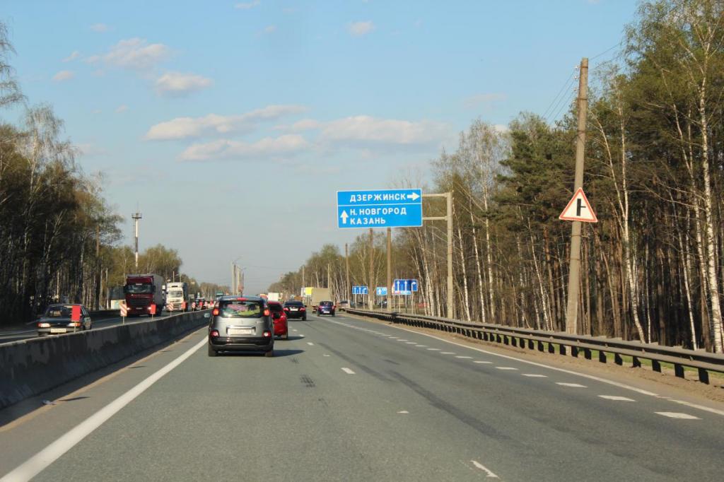 Дорога около Нижнего Новгорода